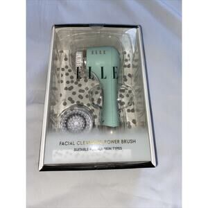 Elle Facial Cleansing Power Brush Mint New In Box Sealed